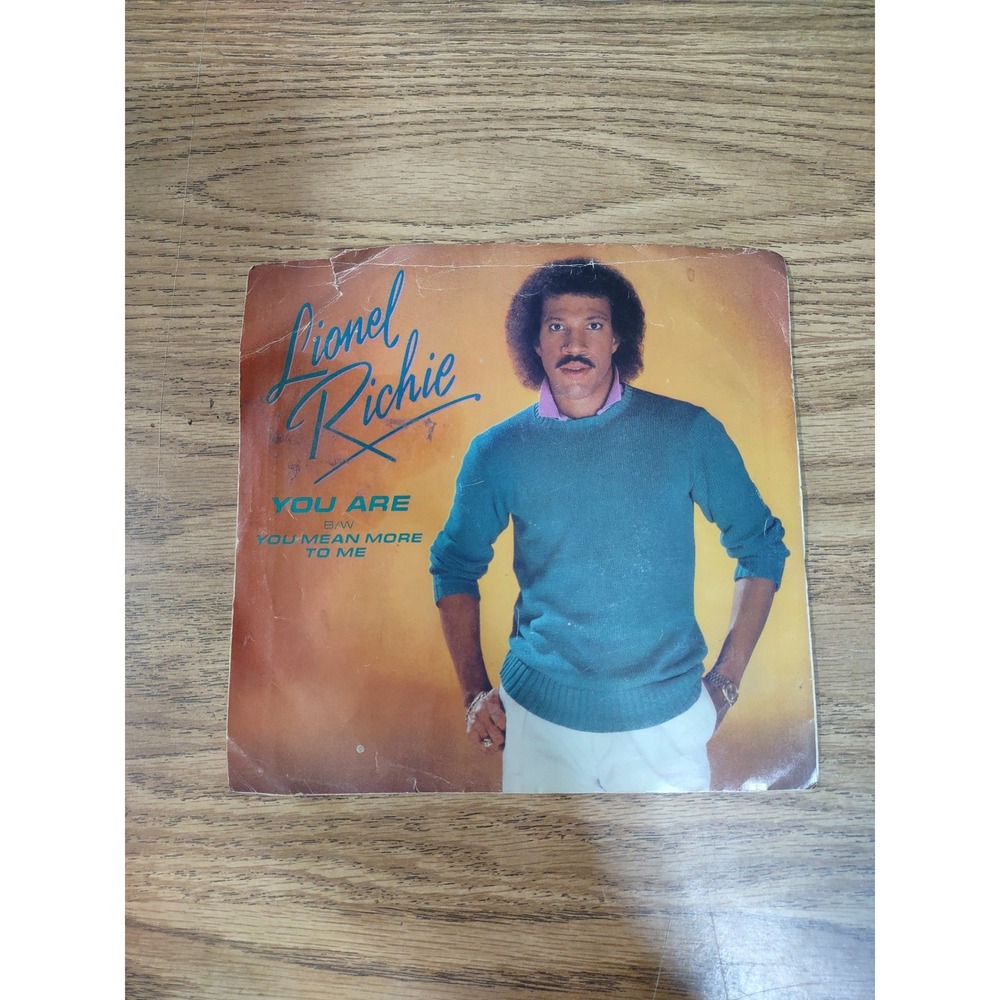 Lionel Richie You Are / You Mean More To Me 7" Vinyl 45 RPM Motown 1657MF 1982